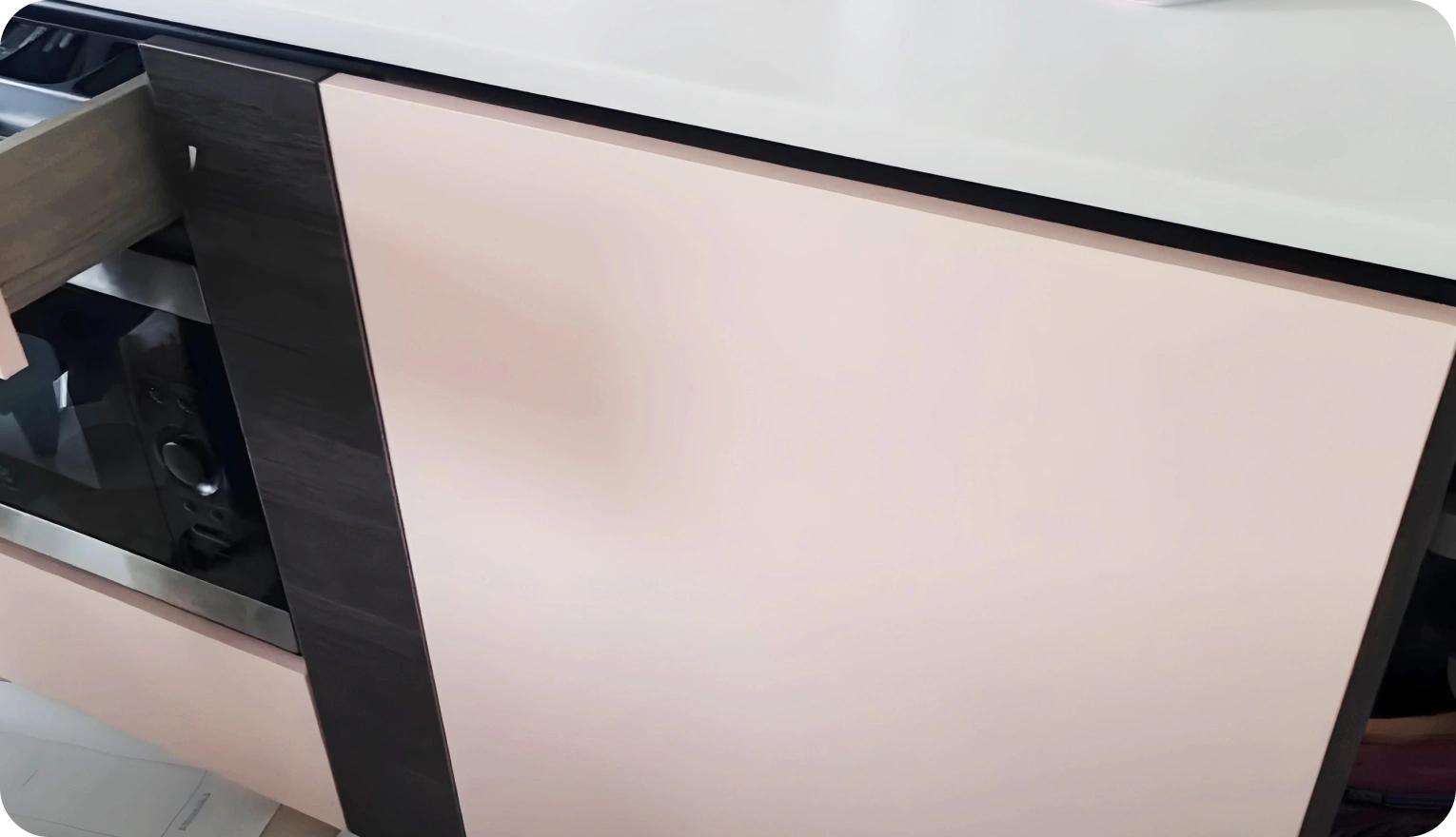 Stylish Pink Sticker Laminate Perfect for Kitchen